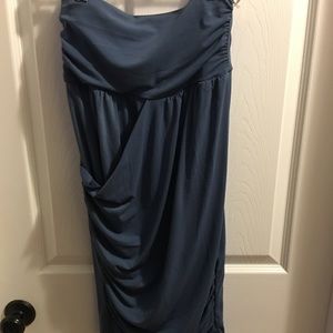 Strapless mini dress